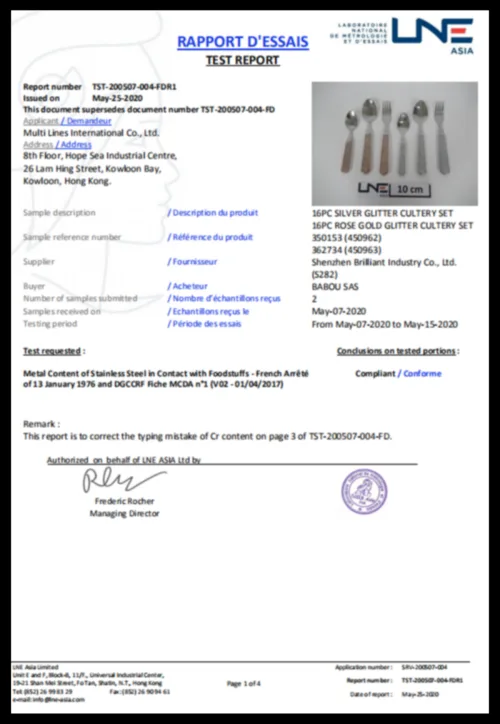Silver Cutlery Set