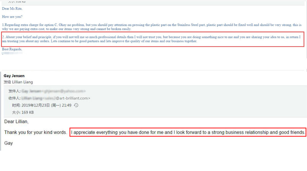 Cutlery Manufacturer Feedback-1